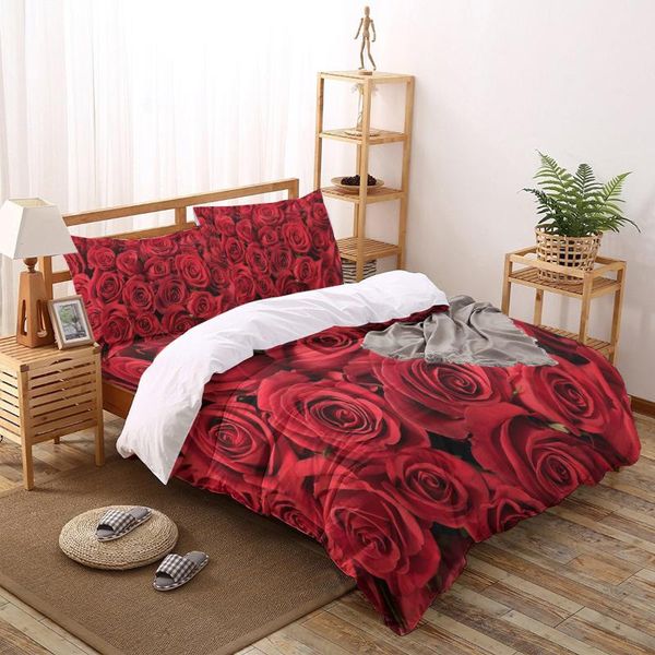 red rose flower bouquet plant bed linens printed duvet cover set for home housse de couette bedding bedclothes sets
red rose flower bouquet plant bed linens printed duvet cover set for home housse de couette bedding bedclothes sets