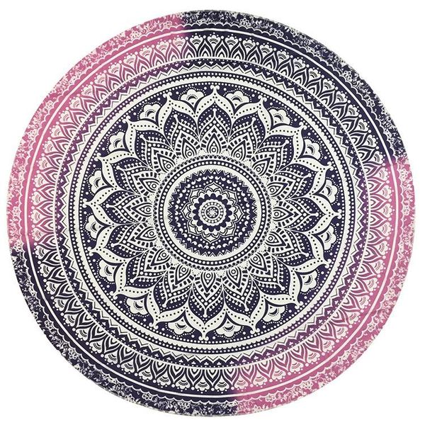 carpets european and american style round beach towel polyester printed blanket
carpets european and american style round beach towel polyester printed blanket