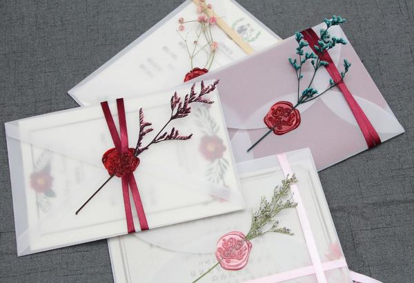 greeting cards 30pcs translucent diy invitation card envelope letter packaging lacquered sulfuric acid paper
greeting cards 30pcs translucent diy invitation card envelope letter packaging lacquered sulfuric acid paper