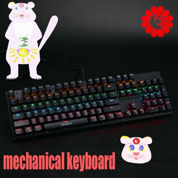 black gaming mechanical keyboard usb wired 104keys with backlight computer notebook blue switch gamer keyboards
black gaming mechanical keyboard usb wired 104keys with backlight computer notebook blue switch gamer keyboards