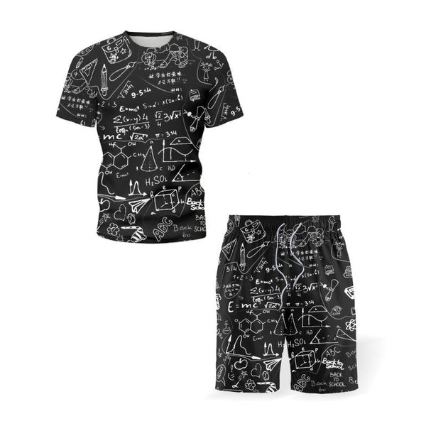 men's tracksuits summer sets mathematical formula print black short sleeve shirts + shorts 2 packs trendy t-shirts suit student streetw, Gray
men's tracksuits summer sets mathematical formula print black short sleeve shirts + shorts 2 packs trendy t-shirts suit student streetw, Gray
