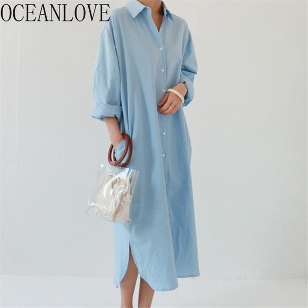 casual dresses oceanlove spring long solid single breasted all match leisure wear vestidos linen 2021 fashion dress women chic 16384, Black;gray
casual dresses oceanlove spring long solid single breasted all match leisure wear vestidos linen 2021 fashion dress women chic 16384, Black;gray