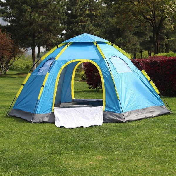 tents and shelters fully automatic tent outdoor camping outing for 6-8 people multiple on a single deck