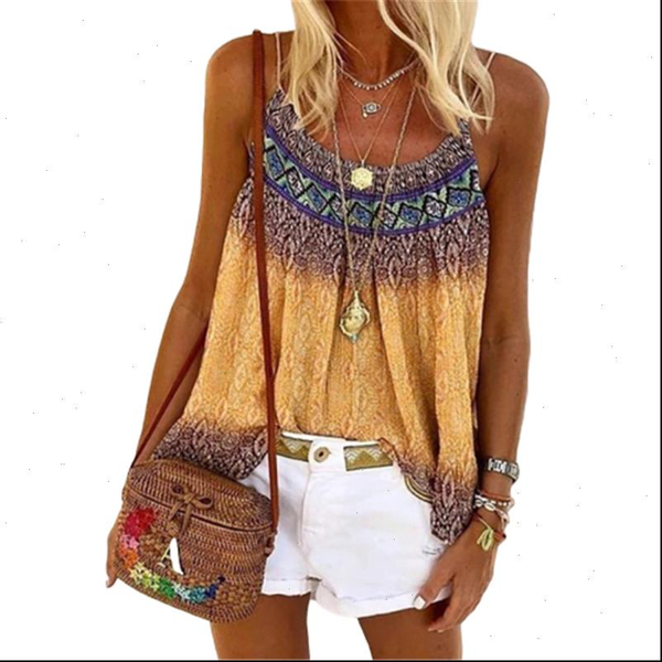 womens gradient boho print t shirt large size beach casual summer sleeveless o neck loose fashion lady tee, White
womens gradient boho print t shirt large size beach casual summer sleeveless o neck loose fashion lady tee, White