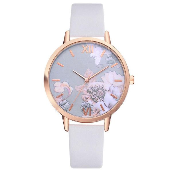 wristwatches 1pc fashion ladies watches women printed flower wrist watch luxury casual quartz leather female dress clock, Slivery;brown
wristwatches 1pc fashion ladies watches women printed flower wrist watch luxury casual quartz leather female dress clock, Slivery;brown