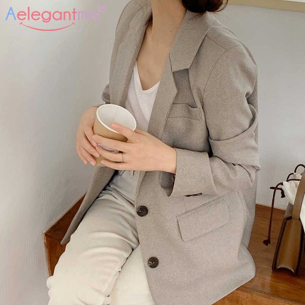 aelegantmis korean casual office lady women blazer jackets loose work suit coat vintage elegant outwear ol 210607, White
aelegantmis korean casual office lady women blazer jackets loose work suit coat vintage elegant outwear ol 210607, White
