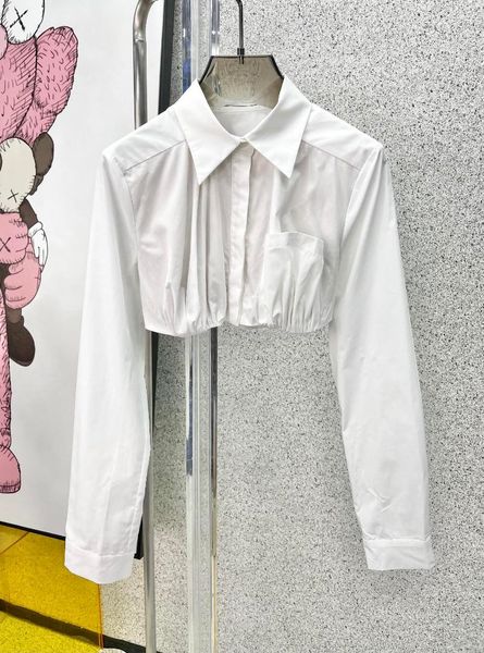 women's blouses & shirts 2021 women fashion long-sleeved casual solid color waisted cropped 0426, White
women's blouses & shirts 2021 women fashion long-sleeved casual solid color waisted cropped 0426, White