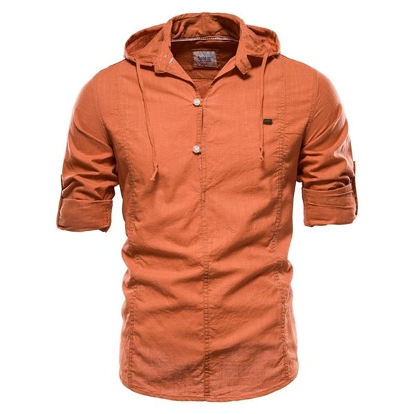 design hoodied long sleeve linen shirt men solid color 100% cotton quality pullover for streetwear 's s 210809, White;black
design hoodied long sleeve linen shirt men solid color 100% cotton quality pullover for streetwear 's s 210809, White;black