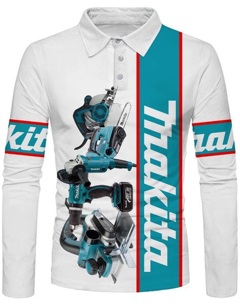 men's polos 3d printing shirt digital loose european code quick-drying lapel t-shirt construction tools long sleeves, White;black
men's polos 3d printing shirt digital loose european code quick-drying lapel t-shirt construction tools long sleeves, White;black