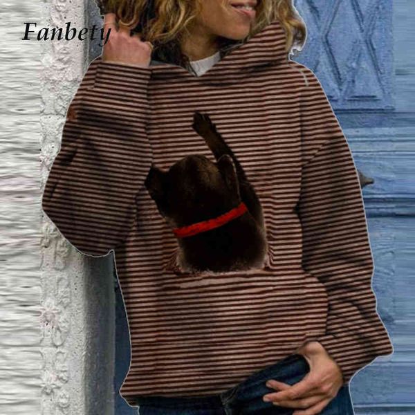 women's knits & tees women casual christmas cat print hooded sweatshirt autumn winter striped warm fleece pullover female vin, White
women's knits & tees women casual christmas cat print hooded sweatshirt autumn winter striped warm fleece pullover female vin, White