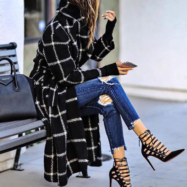 women's wool & blends women elegant woolen coat fashion long sleeve outerwear ladies autumn winter 2021 chic overcoat female streetwear, Black
women's wool & blends women elegant woolen coat fashion long sleeve outerwear ladies autumn winter 2021 chic overcoat female streetwear, Black