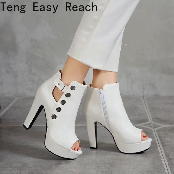 white ladies platform zipper shoe high heel fish mouth sandals fashion open toe comfort large size wild dress shoes, Black
white ladies platform zipper shoe high heel fish mouth sandals fashion open toe comfort large size wild dress shoes, Black