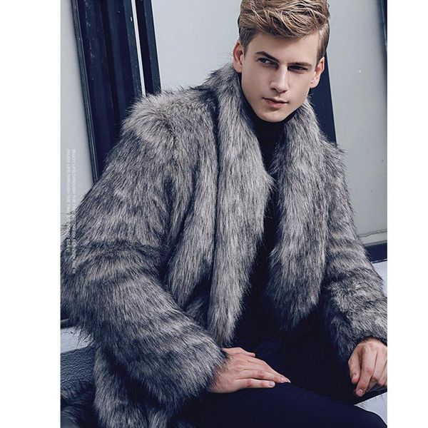 trench coat high mink business imitation fur winter men clothes men's & faux, Black
trench coat high mink business imitation fur winter men clothes men's & faux, Black