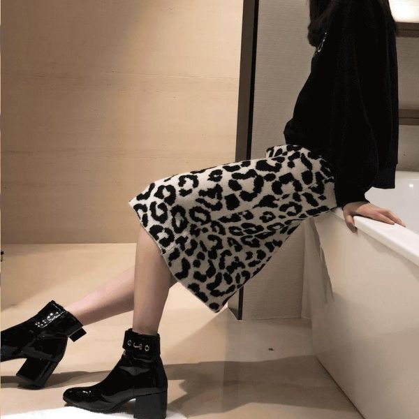 skirts leopard knitted skirt women high waist trim split jupe femme faldas mujer moda 2021 winter autumn, Black
skirts leopard knitted skirt women high waist trim split jupe femme faldas mujer moda 2021 winter autumn, Black