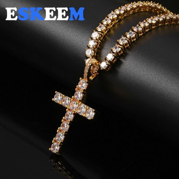 pendant necklaces eskeem hiphop copper jewelry fully iced out jesus solid cross necklace for unisex, Silver
pendant necklaces eskeem hiphop copper jewelry fully iced out jesus solid cross necklace for unisex, Silver