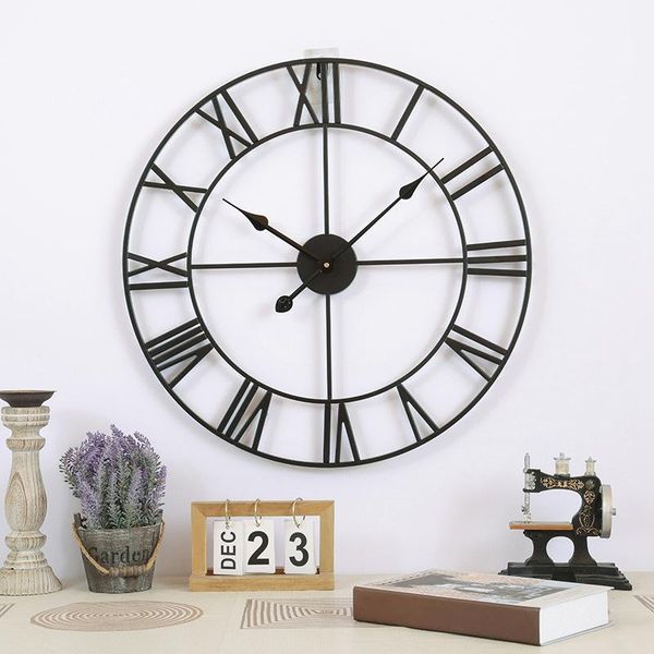 inch round roman numeral wall clock european retro iron silent watch for home decor clocks
inch round roman numeral wall clock european retro iron silent watch for home decor clocks