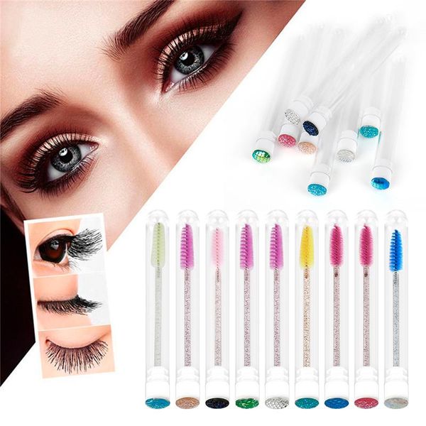 eyelash curler 10 pcs individual tube brush dust-proof eyebrow diamond handle bottom box mascara makeup comb cosmetic tools
eyelash curler 10 pcs individual tube brush dust-proof eyebrow diamond handle bottom box mascara makeup comb cosmetic tools