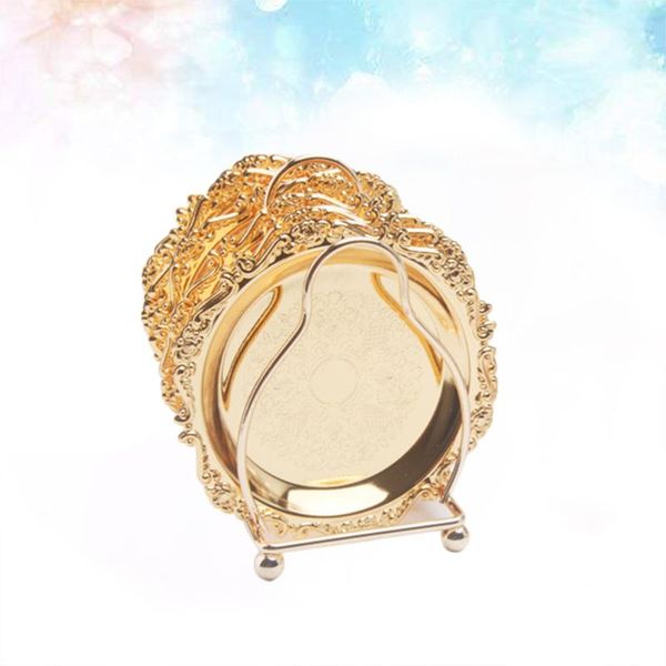 dishes & plates 6pcs mini cake dish fruit platter dessert plate tray decorative tableware with rack for wedding party home (golden)
dishes & plates 6pcs mini cake dish fruit platter dessert plate tray decorative tableware with rack for wedding party home (golden)
