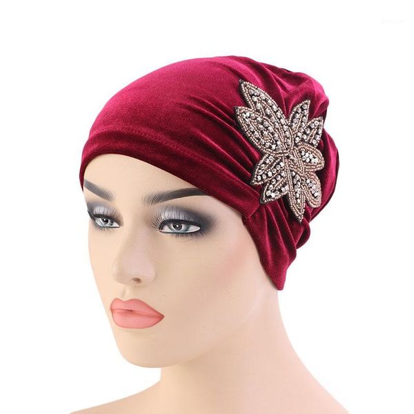 beaded flower turban velvet hat women muslim chemo hijab hair loss head scarf cap wrap turbante mujer hijab1
beaded flower turban velvet hat women muslim chemo hijab hair loss head scarf cap wrap turbante mujer hijab1