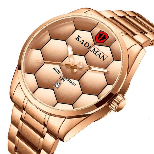 watch kademan 9107 simple calendar quartz sports men's luminous waterproof steel band, Slivery;brown
watch kademan 9107 simple calendar quartz sports men's luminous waterproof steel band, Slivery;brown