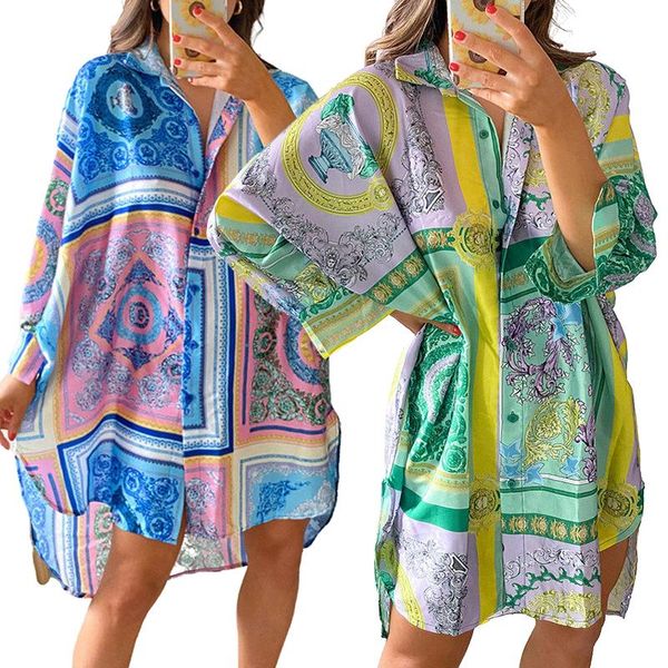 casual dresses summer long sleeve shirt dress women v neck y2k print blue loose beach party green 2021 woman, Black;gray
casual dresses summer long sleeve shirt dress women v neck y2k print blue loose beach party green 2021 woman, Black;gray