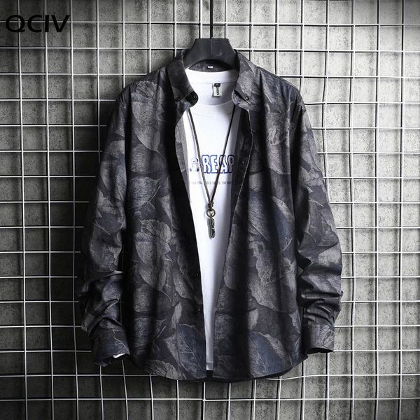 men shirts punk korean ins printed long-sleeved loose flower shirt couple beach cardigan casual jacket men's, White;black
men shirts punk korean ins printed long-sleeved loose flower shirt couple beach cardigan casual jacket men's, White;black