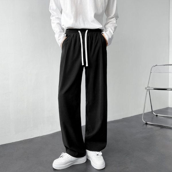 men's pants men straight leg summer trend casual versatile streetwear white blackloose college fashion couples four seasons 2021, Black
men's pants men straight leg summer trend casual versatile streetwear white blackloose college fashion couples four seasons 2021, Black