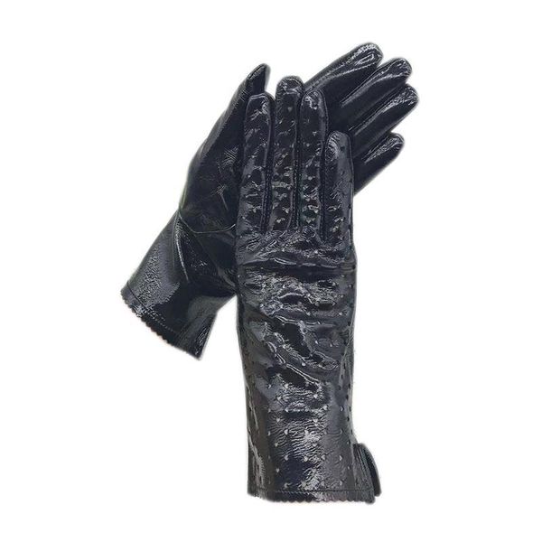 five fingers gloves spring and autumn ladies wrist fashion patent leather bright eye-catching 2021 sheepskin leathe, Blue;gray
five fingers gloves spring and autumn ladies wrist fashion patent leather bright eye-catching 2021 sheepskin leathe, Blue;gray