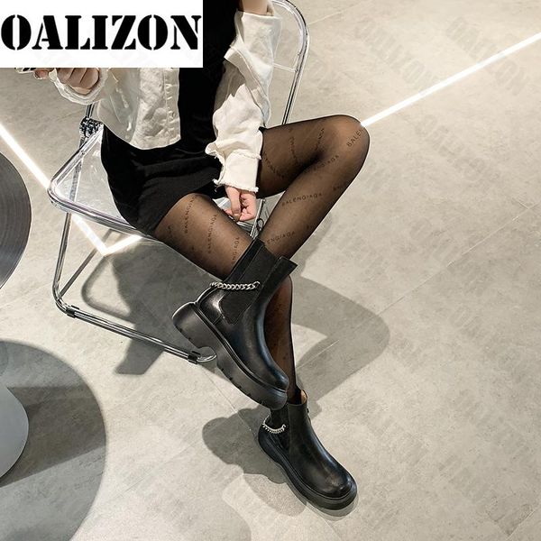 boots autumn winter women lady fashion chains adorn short shoes warmth slip on thick block heels soled round toe, Black
boots autumn winter women lady fashion chains adorn short shoes warmth slip on thick block heels soled round toe, Black
