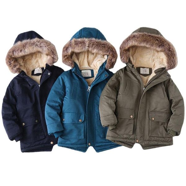 down coat winter clothes plus fleece warm girls boys jacket thick hooded parkas for 3-14 years kids withstand severe cold outerwear, Blue;gray
down coat winter clothes plus fleece warm girls boys jacket thick hooded parkas for 3-14 years kids withstand severe cold outerwear, Blue;gray