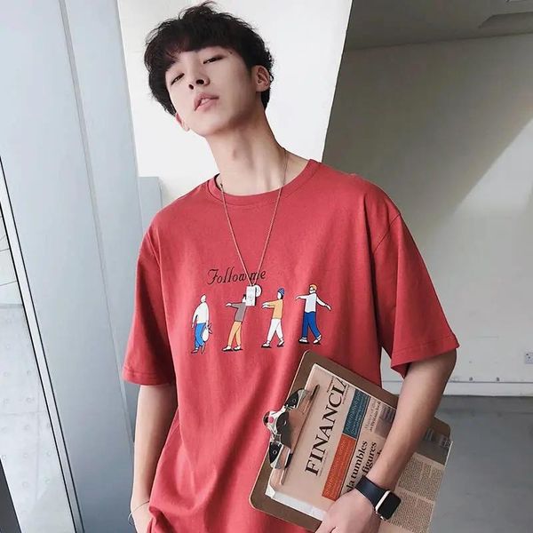 100% cotton hong kong style summer short-sleeved men trend ins all-match shirt t-shirt male students loose round collar s-4xl men's t-s, White;black
100% cotton hong kong style summer short-sleeved men trend ins all-match shirt t-shirt male students loose round collar s-4xl men's t-s, White;black
