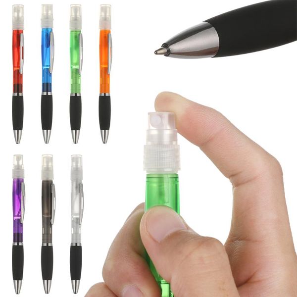 portable multifunction spray ballpoint pen plastic disinfectant refillable bottle writing tools school supplie pens, Blue;orange
portable multifunction spray ballpoint pen plastic disinfectant refillable bottle writing tools school supplie pens, Blue;orange