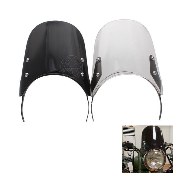 motorcycle windshield 1set abs plastic 7.3" compact sport wind deflector clear screen for royal enfield classic 500cc models
motorcycle windshield 1set abs plastic 7.3" compact sport wind deflector clear screen for royal enfield classic 500cc models