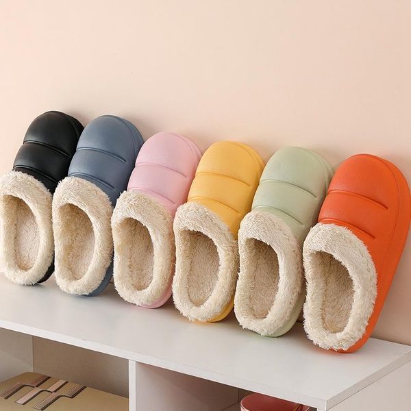 slippers eva waterproof plush 2021 men's and women's winter home soft comfortable cotton unisex, Black
slippers eva waterproof plush 2021 men's and women's winter home soft comfortable cotton unisex, Black