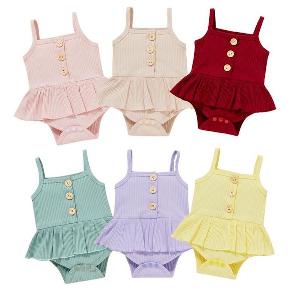 jumpsuits focusnorm born baby girls boys summer rompers 6 colors solid strap sleeveless ruffles 0-18m, Blue
jumpsuits focusnorm born baby girls boys summer rompers 6 colors solid strap sleeveless ruffles 0-18m, Blue