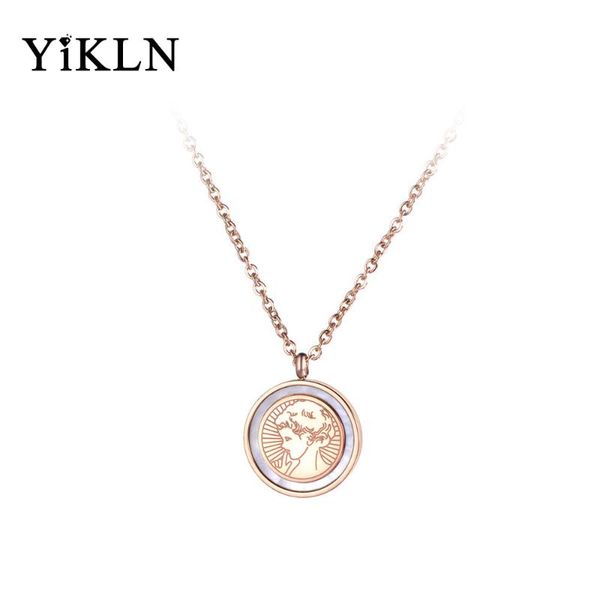 pendant necklaces yikln fashion pretty girl charms necklace rose gold stainless steel shell neckalce jewelry for women girls yn19022, Silver
pendant necklaces yikln fashion pretty girl charms necklace rose gold stainless steel shell neckalce jewelry for women girls yn19022, Silver
