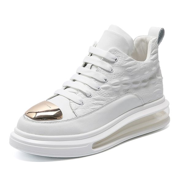 breathable comfortable brand design mens running shoes high chunky sneakers fashion genuine leather male massgae ankle boots, Black
breathable comfortable brand design mens running shoes high chunky sneakers fashion genuine leather male massgae ankle boots, Black