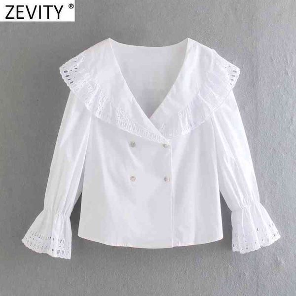 zevity women hollow out embroidery turn down collar white shirt female double breasted business blouse roupas chic ls9077 210419
zevity women hollow out embroidery turn down collar white shirt female double breasted business blouse roupas chic ls9077 210419