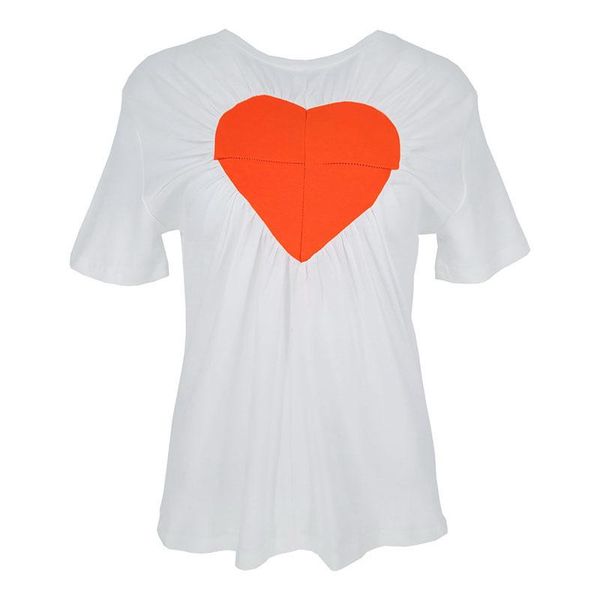 seebeautiful three dimensional peach heart patchwork loose t-shirt o neck short sleeve fashion summer 2021 woman e303 women's, White
seebeautiful three dimensional peach heart patchwork loose t-shirt o neck short sleeve fashion summer 2021 woman e303 women's, White
