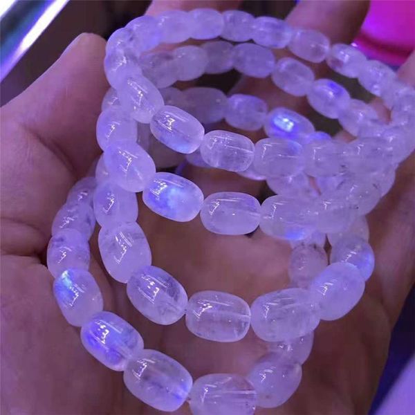 beaded, strands 8mm genuine blue light natural moonstone labradorite gems stone barrel shape crystal bead bracelets for women lady, Black
beaded, strands 8mm genuine blue light natural moonstone labradorite gems stone barrel shape crystal bead bracelets for women lady, Black
