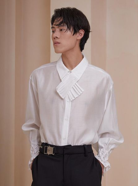 men's casual shirts xs-6xl 2021 men women's clothing fashionable design sense sleeve cuff pleated retro long shirt plus size costu, White;black
men's casual shirts xs-6xl 2021 men women's clothing fashionable design sense sleeve cuff pleated retro long shirt plus size costu, White;black