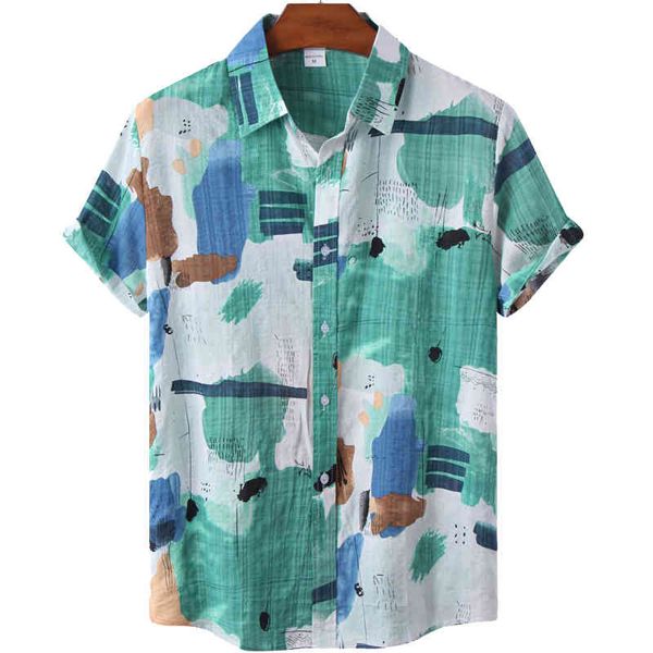 splash ink shirts men short sleeve casual print mens aloha shirt beach holiday hawaiian camisa summer brand chemise homme 210524, White;black
splash ink shirts men short sleeve casual print mens aloha shirt beach holiday hawaiian camisa summer brand chemise homme 210524, White;black