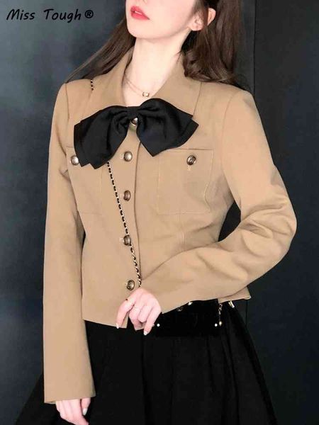two piece dress autumn winter vintage jacket women warm short y2k casual bomber coat female button high street korean wool 6lbp, White
two piece dress autumn winter vintage jacket women warm short y2k casual bomber coat female button high street korean wool 6lbp, White