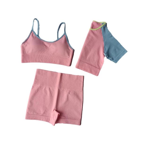 yoga outfit seamless set 3 pcs women gym clothes shirt tank shorts tracksuit outdoor sporting workout push up fitness shaping outfits
yoga outfit seamless set 3 pcs women gym clothes shirt tank shorts tracksuit outdoor sporting workout push up fitness shaping outfits