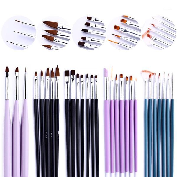15pcs/set nail brush for manicures kit gel art uv polish gradient painting drawing pen1, Yellow
15pcs/set nail brush for manicures kit gel art uv polish gradient painting drawing pen1, Yellow