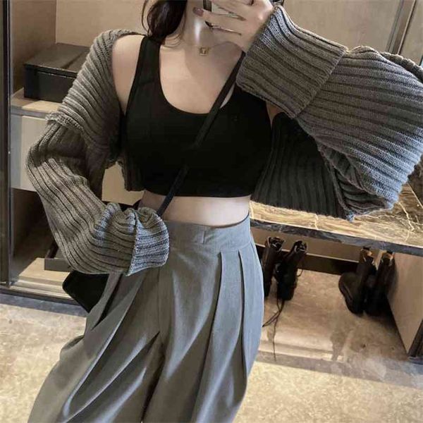 autumn 3pcs sets for women long-sleeve cardigans + tank crop pants suits fashion lounge set casual tracksuit 210514, White
autumn 3pcs sets for women long-sleeve cardigans + tank crop pants suits fashion lounge set casual tracksuit 210514, White
