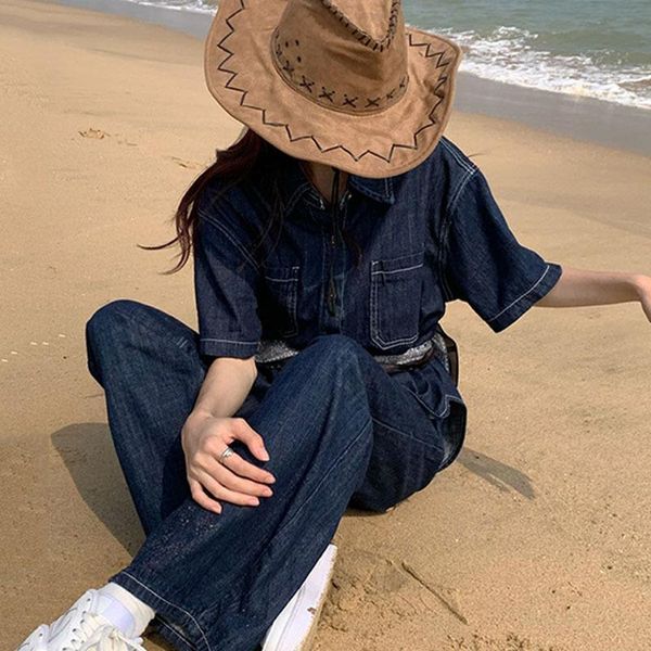 denim suit women 2021 summer korean casual loose short sleeve shirt + high waist wide leg pants two-piece sets women's two piece, White
denim suit women 2021 summer korean casual loose short sleeve shirt + high waist wide leg pants two-piece sets women's two piece, White