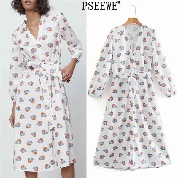 dress white floral midi women elegant tied belt long sleeve woman es chic cottagecore casual es 210519, Black;gray
dress white floral midi women elegant tied belt long sleeve woman es chic cottagecore casual es 210519, Black;gray
