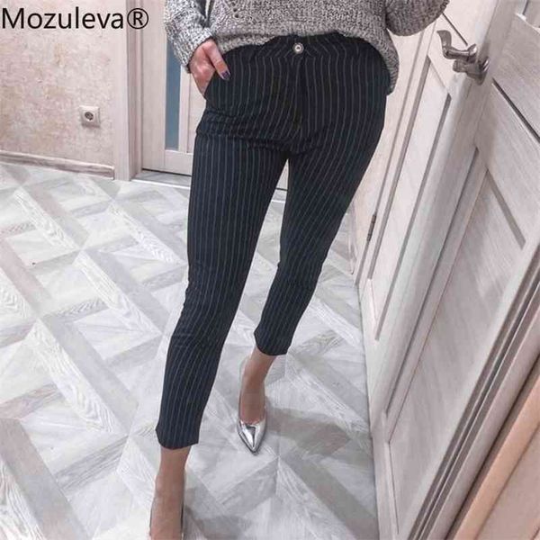 casual striped pencil pants women high waist suit pant pockets work business trouser female bottom summer 210416, Black;white
casual striped pencil pants women high waist suit pant pockets work business trouser female bottom summer 210416, Black;white