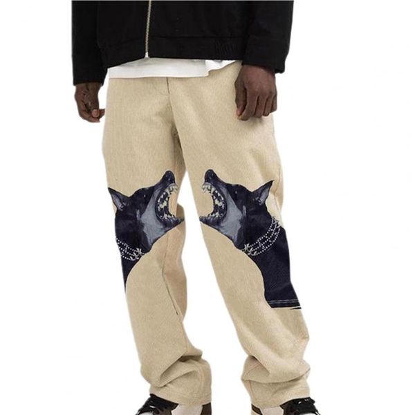 men's pants men spring trousers 2021 animal print loose straight leisure autumn sweatpants for daily wear, Black
men's pants men spring trousers 2021 animal print loose straight leisure autumn sweatpants for daily wear, Black